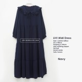 LIVI-009 LIVI Midi Dress Crinkle Airflow